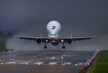 Тяжелый транспортный самолет Airbus A300-600ST Beluga