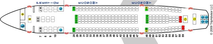 Компоновка салона A300-600