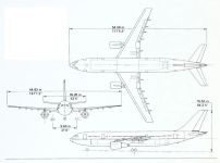 Чертеж Airbus A300-600
