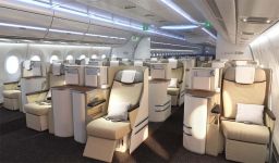 Пассажирский салон Airbus A350-941, бизнес класс