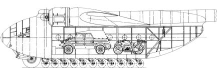 Компоновка грузового отсека Ar.232B-0