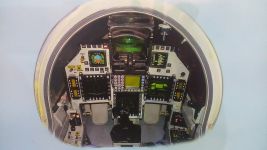 Кокпит истребителя Tejas