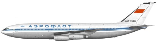 Силуэт Ил-86