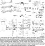 Чертеж самолета Ли-2НБ