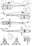 Чертежи модификаций Ми-1