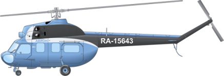 Силуэт Ми-2