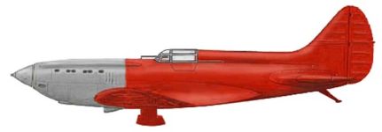 Силуэт истребителя И-17