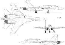 Чертеж Су-35
