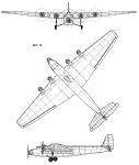 Чертеж самолета АНТ-14