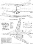 Чертеж Ту-160