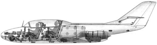 Компоновка Як-30 1960 г.