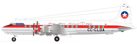 Силуэт Douglas DC-6A
