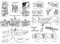 Чертеж Douglas SBD