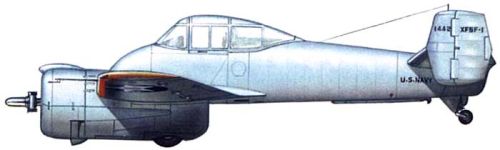 Силуэт Grumman XF5F Skyrocket