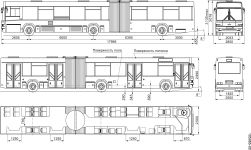 Чертеж автобуса МАЗ-105