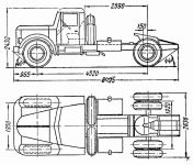 Чертеж МАЗ-200В