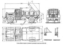 Чертеж ЯАЗ-205
