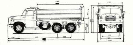 Чертеж Tatra T148S3