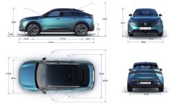 Чертеж Peugeot 3008 (2024 г)