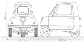 Чертеж Peel P50
