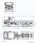 Чертеж Mercedes-Benz Zetros 2733