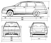 Чертеж Lada 111