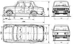Чертеж ВАЗ-2106