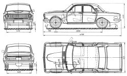 Чертеж ГАЗ-24
