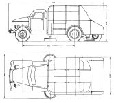 Чертеж подметально-уборочной машины ПУ-20