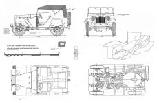 Чертеж ГАЗ-67Б