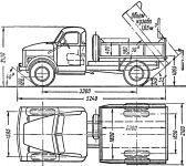 Чертеж самосвала ГАЗ-93