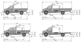 Чертеж ГАЗон NEXT