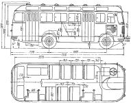 Чертеж ПАЗ-652