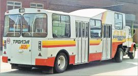 Автопоезд пассажирский перронный ТролЗа-6020