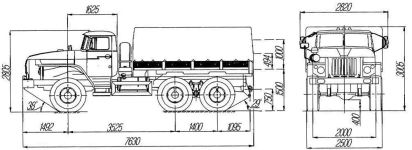 Чертеж УралАЗ-4320-31