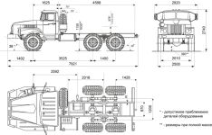 Чертеж Урал-5557