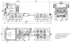Чертеж Урал-М 532362-1122-70 8x8