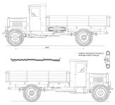 Чертеж грузовика ЯГ-6