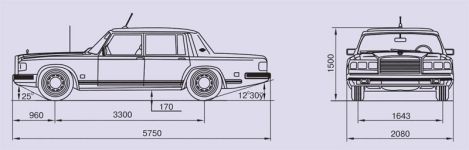Чертеж ЗИЛ-41041