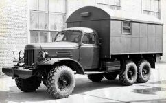 Серийный кузов-фургон КУНГ-1М на шасси ЗИЛ-157. 1961 год