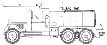 Чертеж водомаслозаправщика ВМЗ-40
