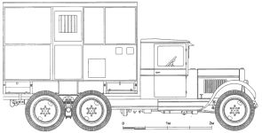 Чертеж автоэлектростанции АЭС-4