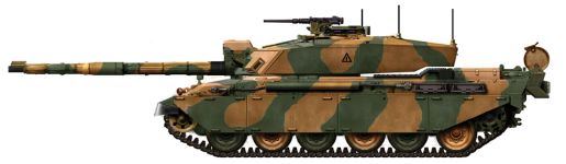 Силуэт танка Challenger 2