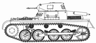 Panzerkampfwagen I Ausf.A с дизельным двигателем