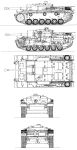 Чертеж Stug III Ausf.F