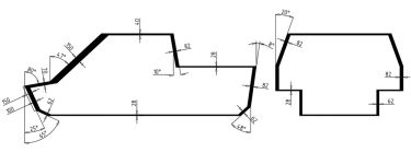 Схема бронирования САУ Sturmtiger