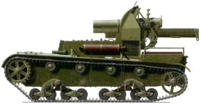 Силуэт самоходной артиллерийской установки СУ-5