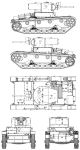 Чертеж Т-26 с 45 мм пушкой К20 1936-1937 г.г.