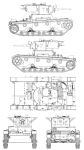 Чертеж Т-26 с 45 мм пушкой К20 1936-1937 г.г.