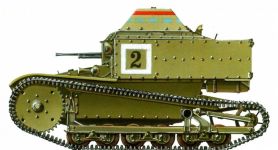 Силуэт танкетки Т-27